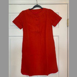 A.P.C. orange red dress